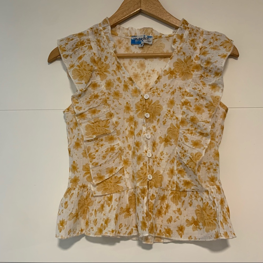 Rebellion | Vintage Y2K Button Up Top